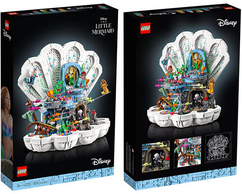 LEGO mai 2023 0013 La petite sirène coquillage royale LEGO Disney