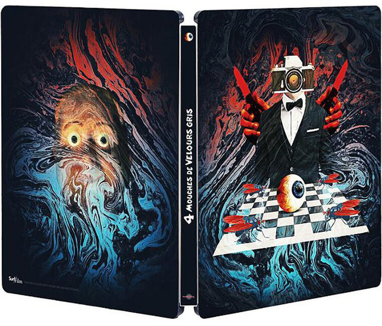 4 Mouches de Velours Gris steelbook 4K