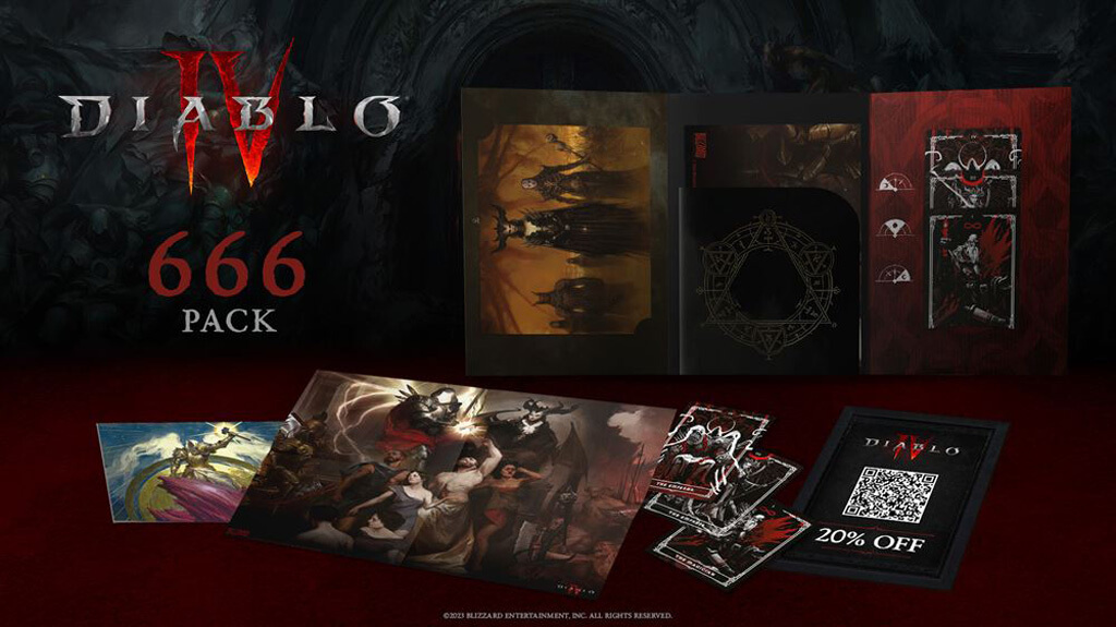 Pack 666 bonus de pré commandes pour Diablo IV