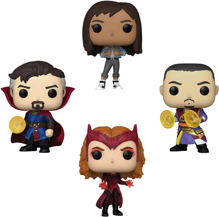 Pack de 4 figurines Funko Pop Doctor Strange Multiverse of Madness