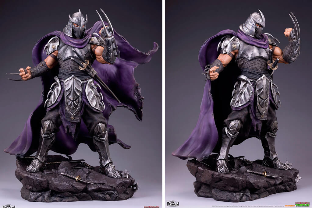 Statuette en résine Shredder dans les comics Tortues ninja par PCS