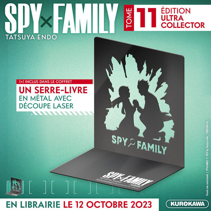 serre livre spy x family tome 11 édition ultra collector