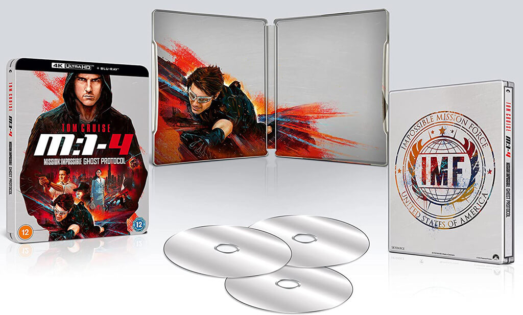 Mission Impossible 4 Protocole Fantôme 2011 steelbook 4K