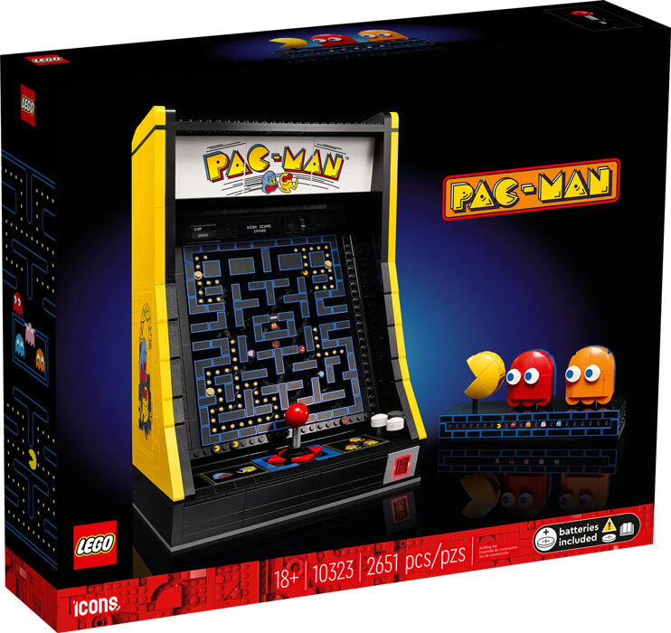 Jeu d arcade PAC MAN LEGO icons