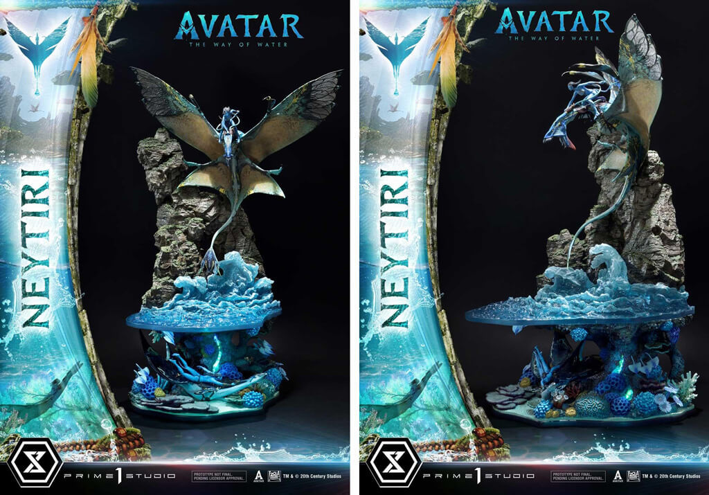 Statuette en résine de Neytiri dans Avatar 2 La Voie de L eau par Prime 1