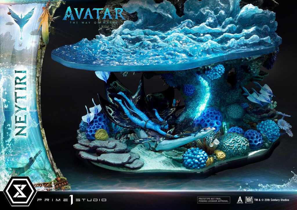 Statuette en résine Neytiri dans Avatar 2 La Voie de L eau par Prime 1
