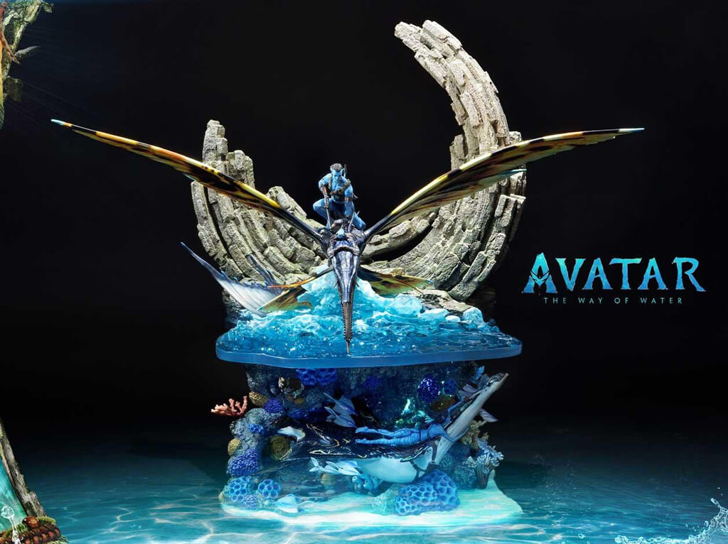 Statuette en résine de Jake Sully dans Avatar 2 La Voie de L eau par Prime 1