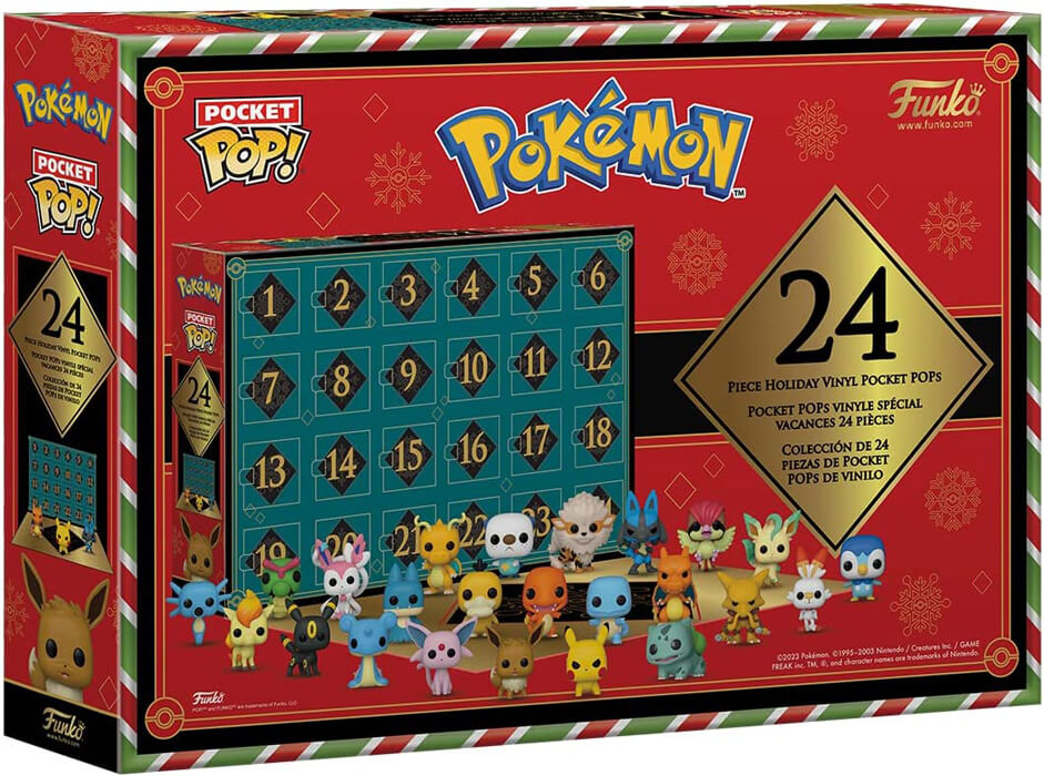figurines Funko Pop Pocket Calendrier de l avent 2023 Pokemon