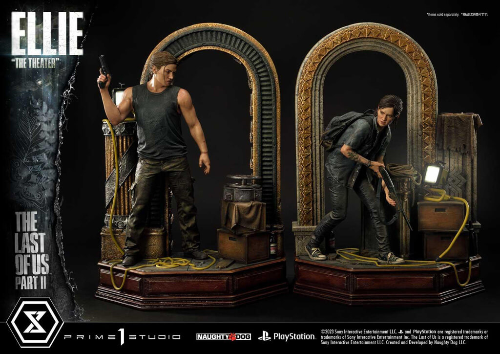 Statuette en résine de la confrontation entre Ellie et Abby dans The Last of Us Part 2 par Prime 1