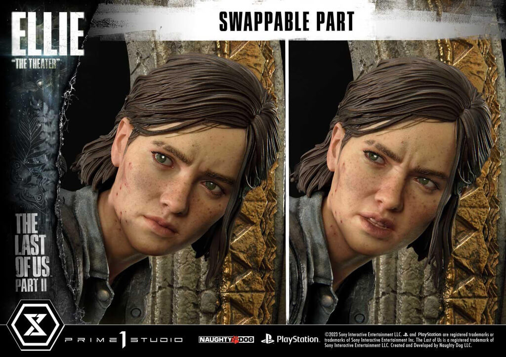 tete résine Ellie dans The Last of Us Part 2 par Prime 1