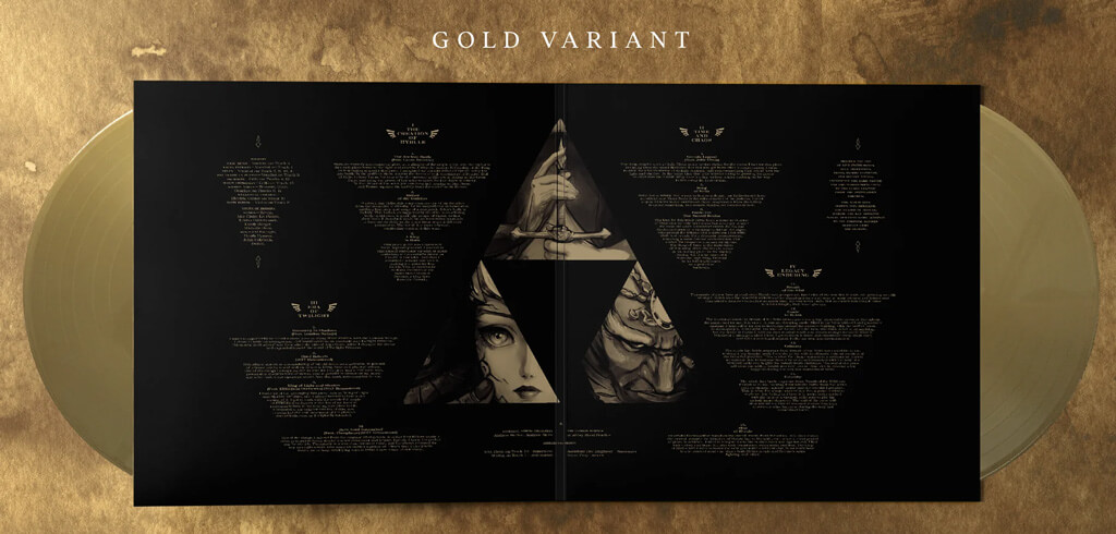 Sins Of Hyrule bande originale double Vinyle doré