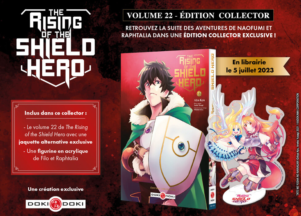 The Rising of the Shield Hero volume 22 édition collector 9791041102013