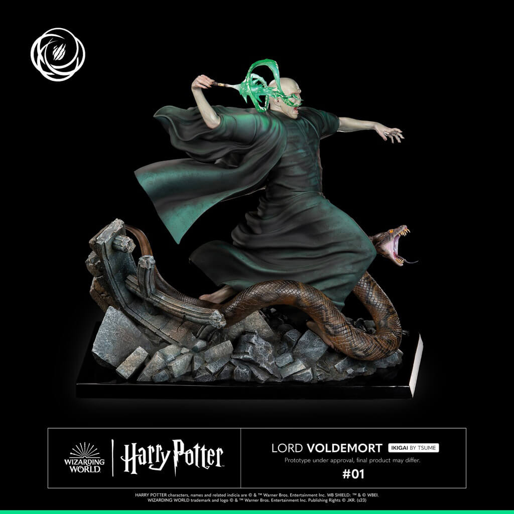 zoom 3 Statuette en résine de Lord Voldemort par Tsume art dans la collection Ikigai