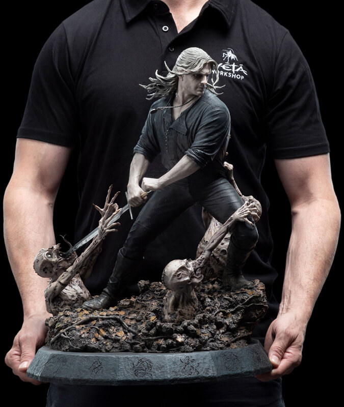 Statuette Geralt The Witcher par WETA