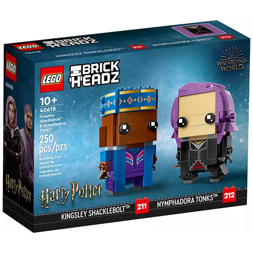 LEGO Harry Potter 0008 BrickHeadz 40618 Kingsley Shacklebolt Nymphadora Tonks