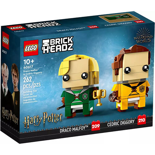 LEGO Harry Potter 0007 BrickHeadz 40617 Draco Malefoy Cedric Diggory