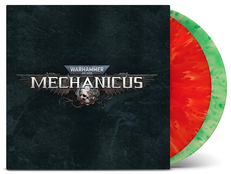Warhammer 40K Mechanicus Bande originale édition deluxe double Vinyle Coloré