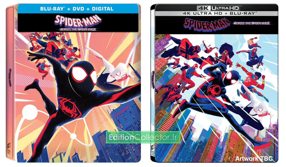 steelbook spider man across the spider verse