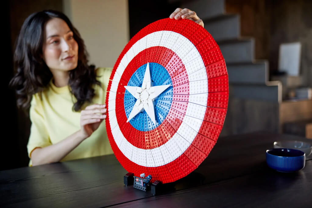 Le bouclier de Captain America LEGO