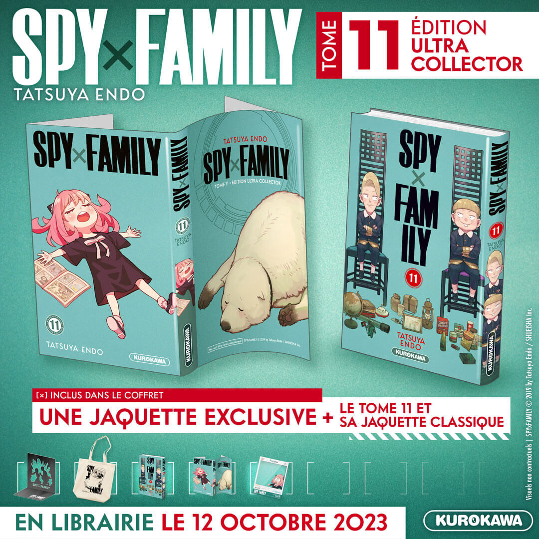 jaquette exclusive spy x family tome 11 ultra collector