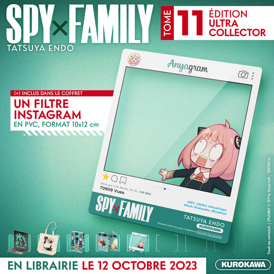 faux filtre instagram spy x family tome 11 ultra collector