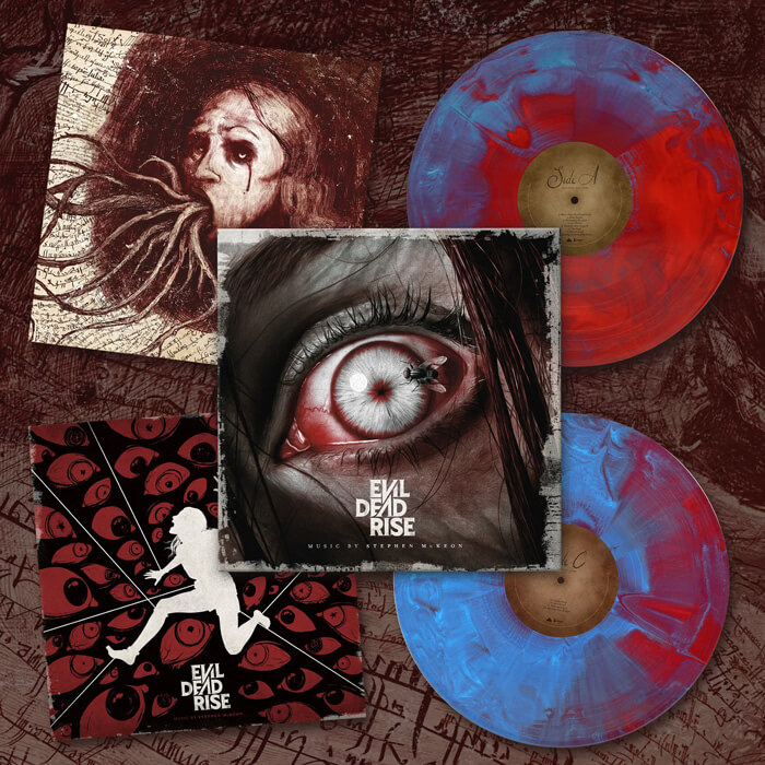 Evil Dead Rise bande originale double vinyles coloré
