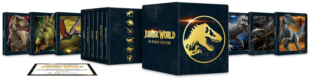 Jurassic World The Ultimate Collection coffret steelbook US