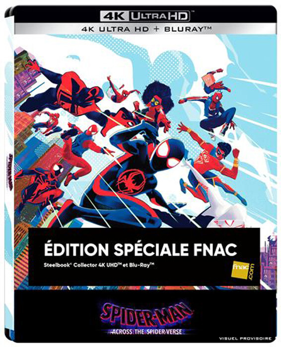 steelbook édition spéciale Fnac Spider Man Across The Spider Verse