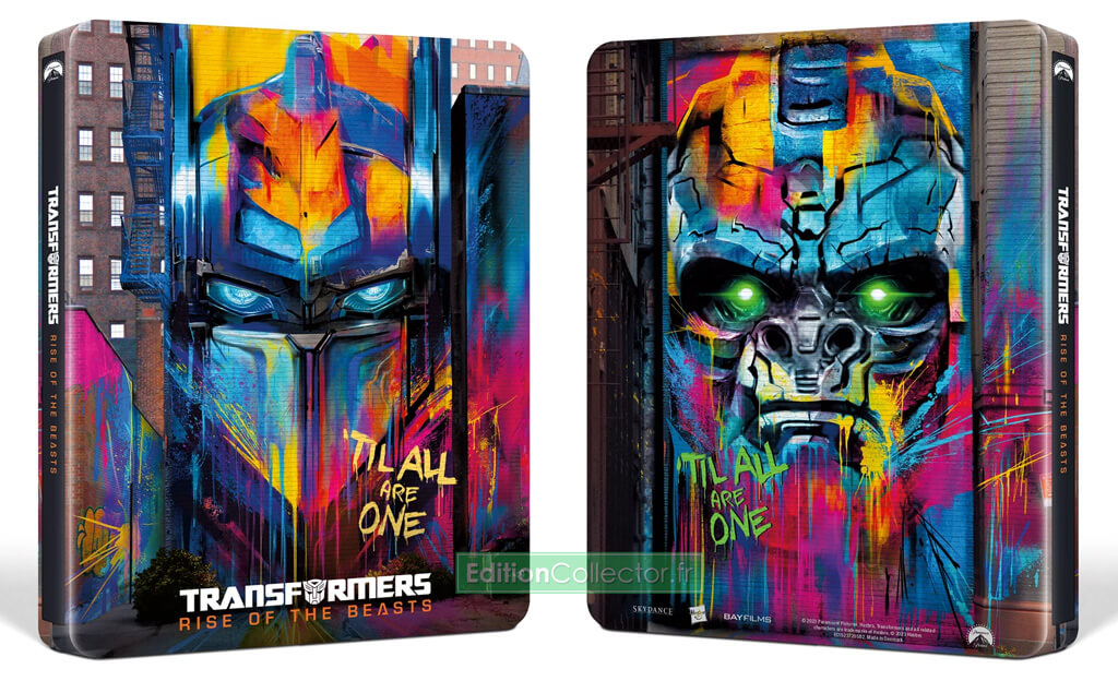 Transformers Rise of the Beasts steelbook édition spéciale Fnac 4K