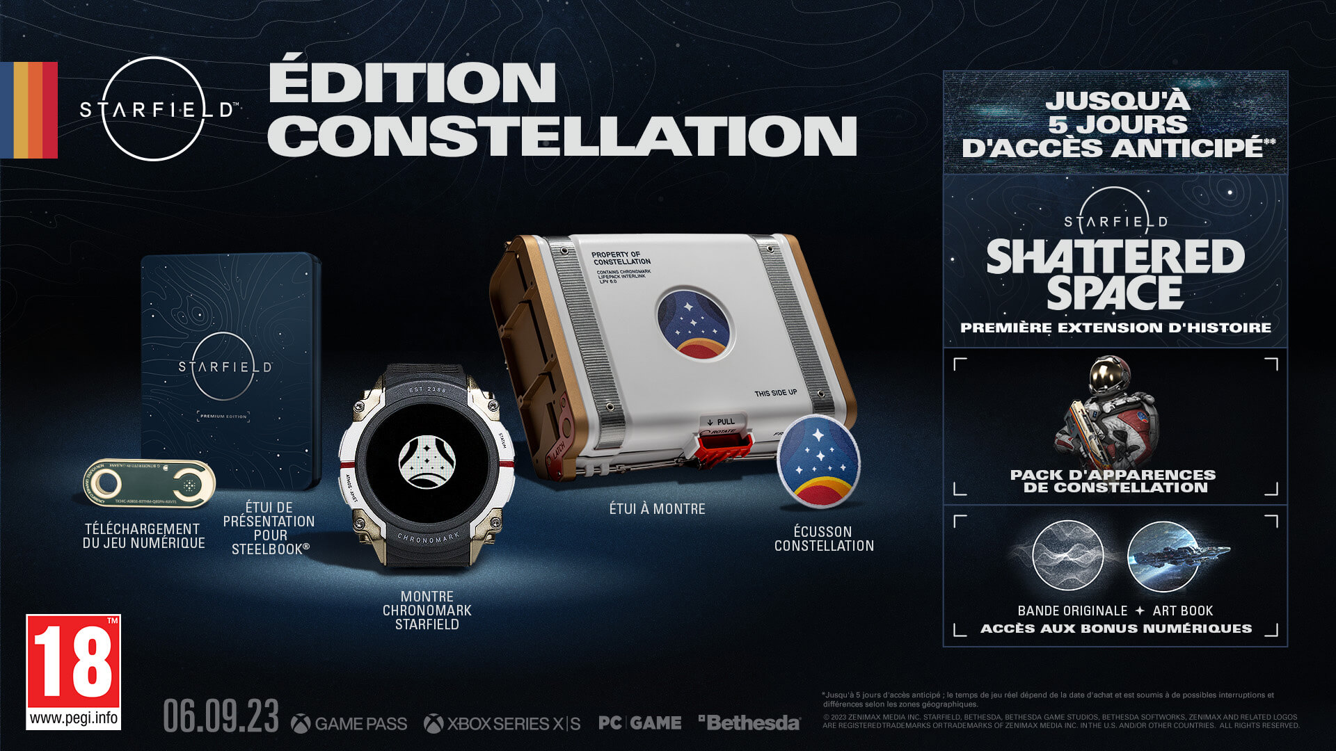 contenu Starfield édition collector