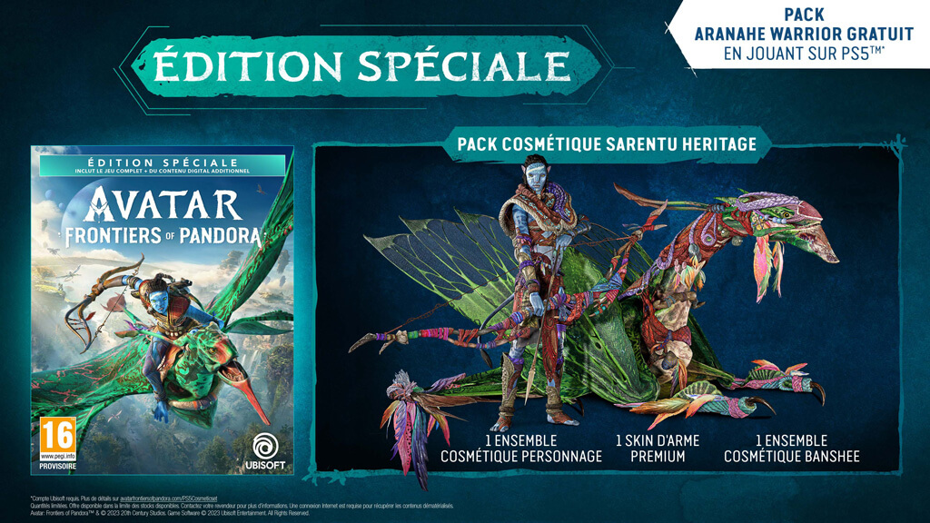 Avatar Frontiers Of Pandora Edition Spéciale