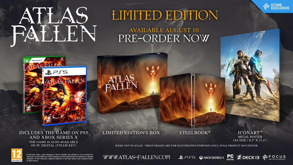 Atlas Fallen steelbook édition limitée