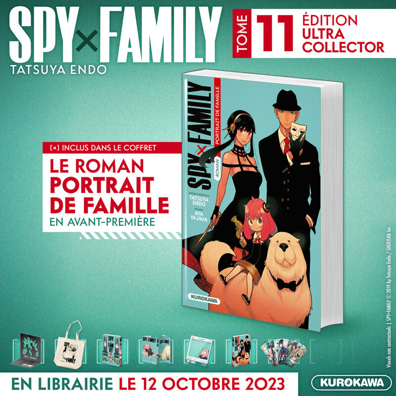ultra collector spy x family tome 11 le roman portrait de famille