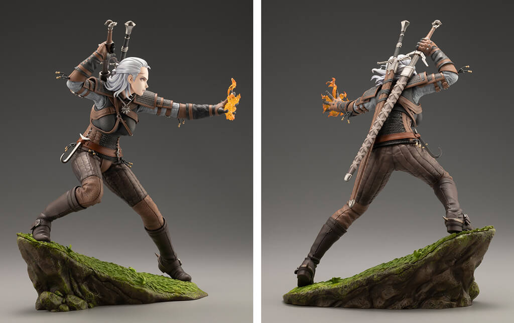 Figurine bishoujo de Geralt The Witcher