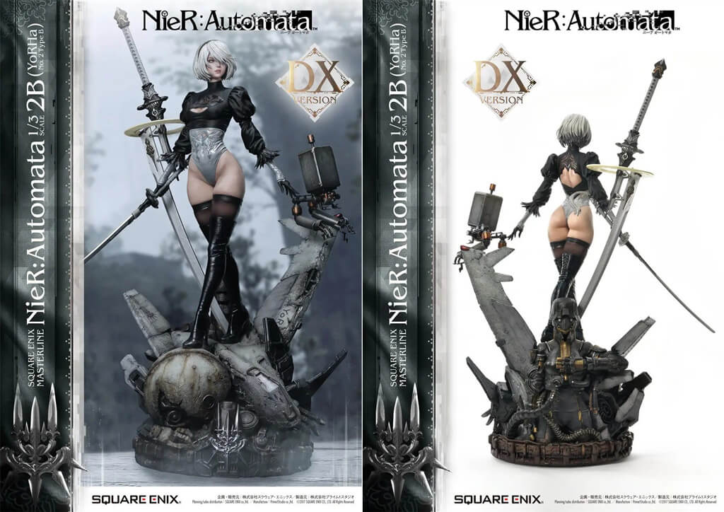 Statuette en résine de 2B dans NieR Automata Prime 1 studio
