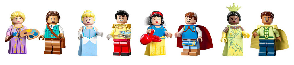 figurines LEGO Le château de Cendrillon à Orlando  version 2020  LEGO Disney