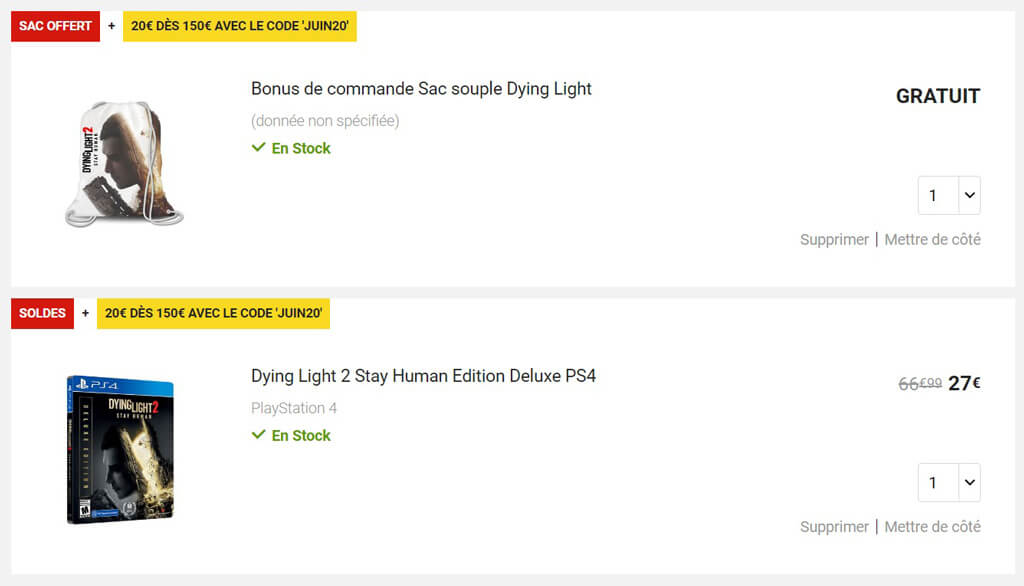 Deluxe de Dying Light 2 Stay Human sur PS4 est en promo