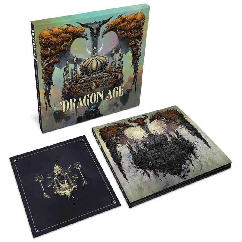 Dragon Age bande originale coffret vinyles or