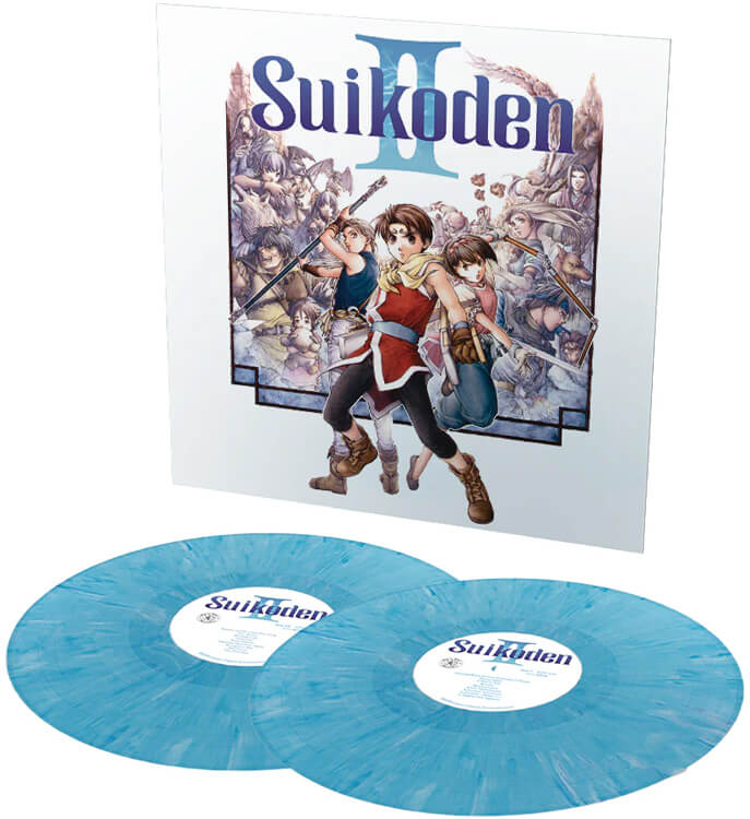 Suikoden 2 Bande originale double vinyle bleu