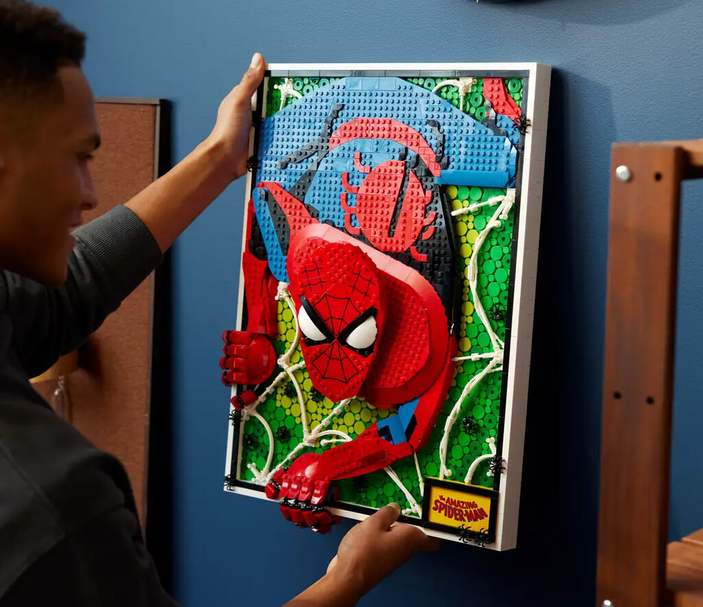 The Amazing Spider Man LEGO Art