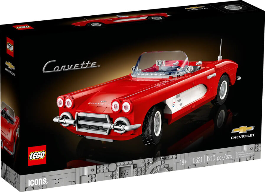 Réplique LEGO de la Corvette