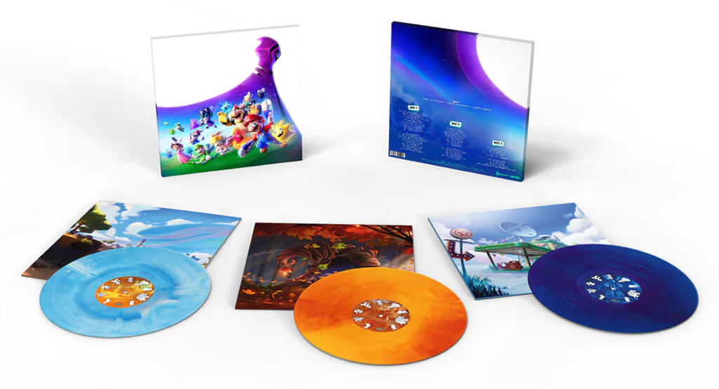 Mario The Lapins Crétins Sparks of Hope bande originale vinyle colorés