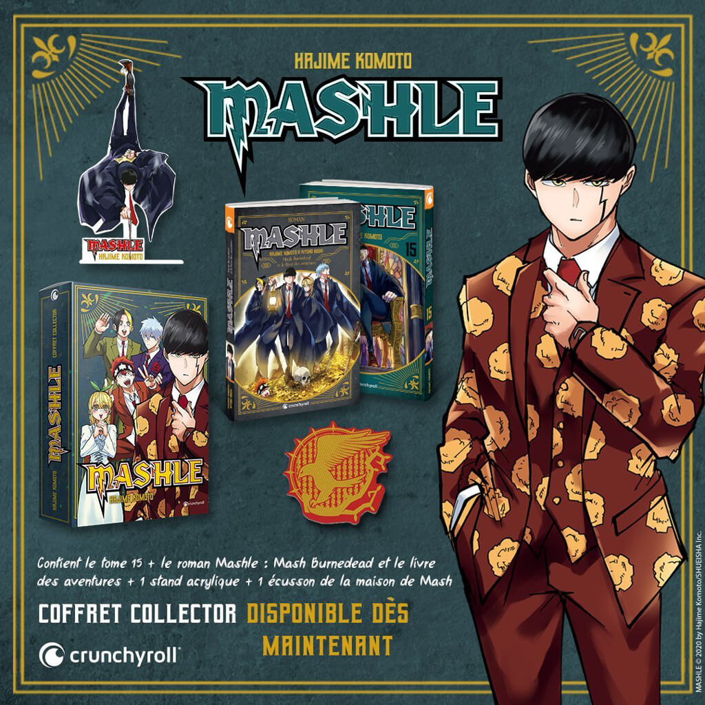 Coffret collector Mashle Tome 15