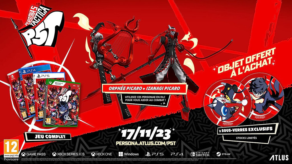 Persona 5 Tactica Édition physique de lancement