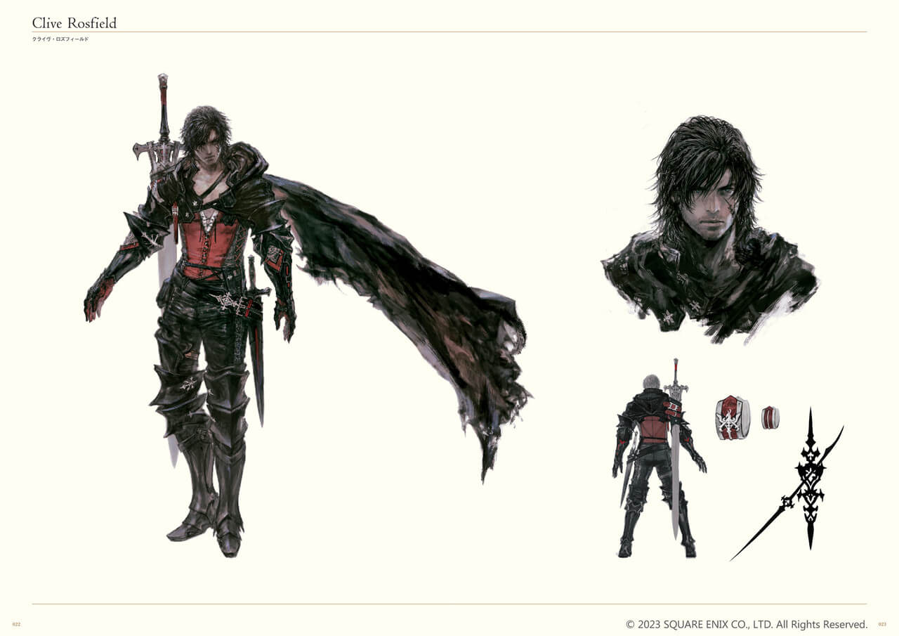 The Art of Final Fantasy XVI artbook page 1