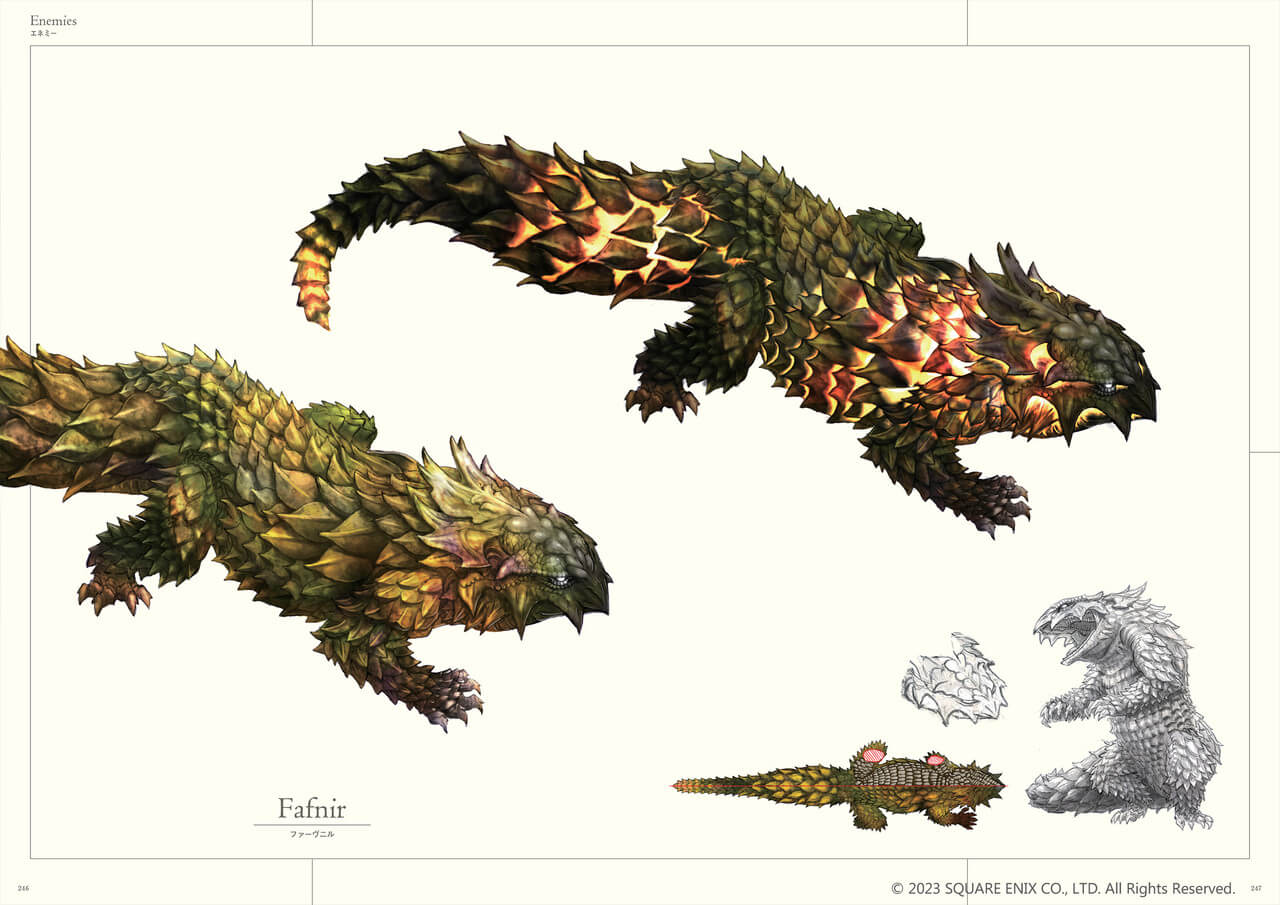 The Art of Final Fantasy XVI artbook page 5