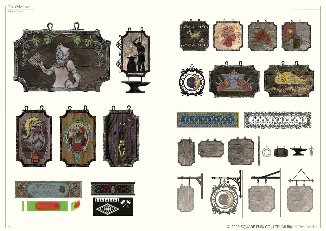 The Art of Final Fantasy XVI artbook page 6