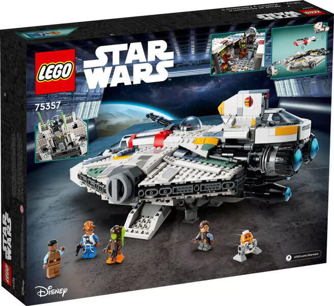Vaisseaux Ghost Phantom II dans la série Ahsoka LEGO Star Wars