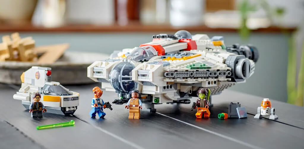 LEGO Star Wars Vaisseaux Ghost Phantom II dans la série Ahsoka