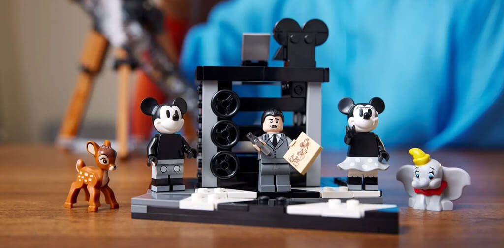 réplique LEGO caméra Multiplane en hommage à Walt Disney